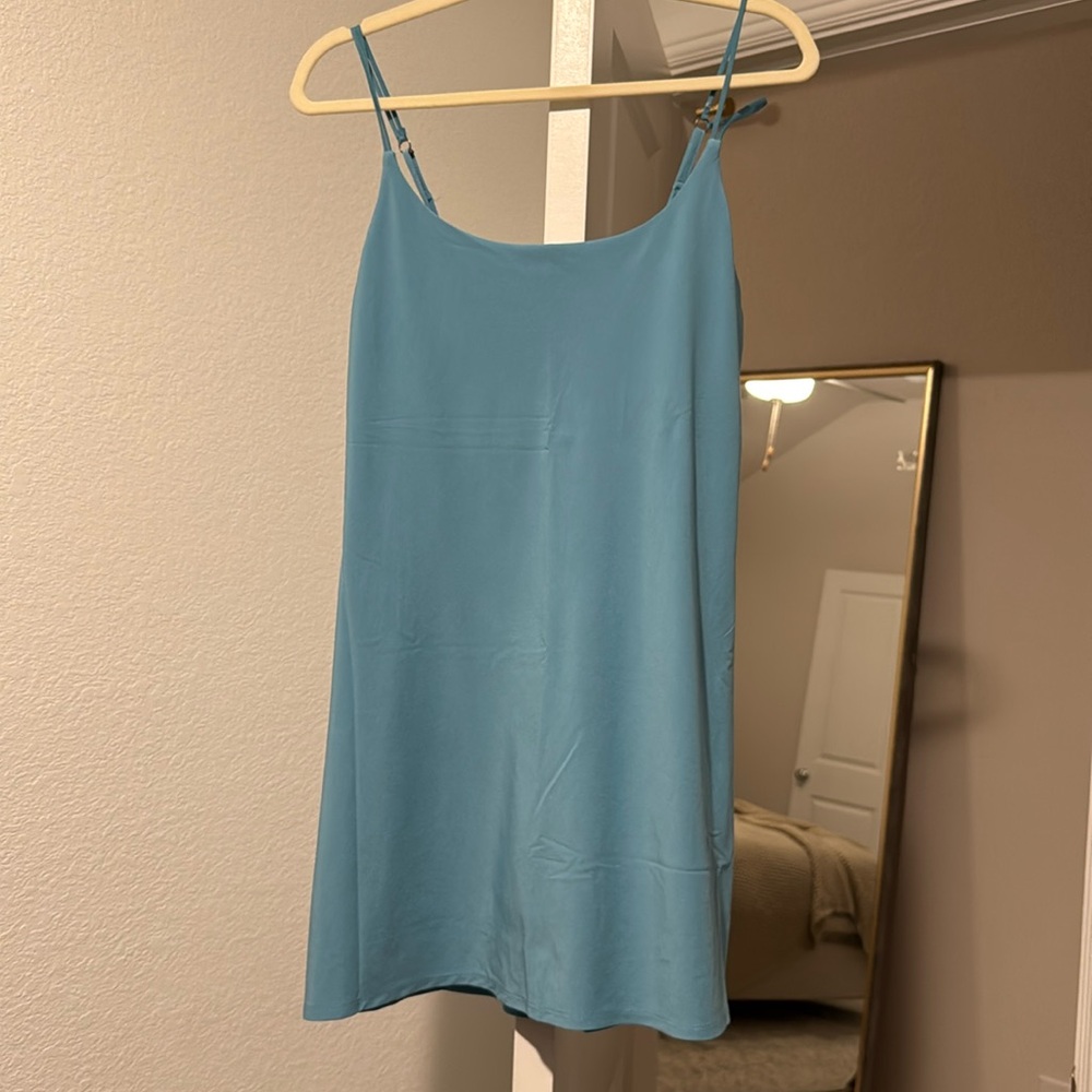 Abercrombie & Fitch Teal Slip Dress